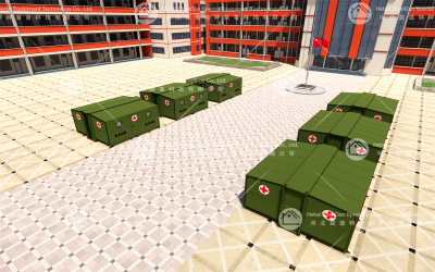 container hospital Extendable Container House