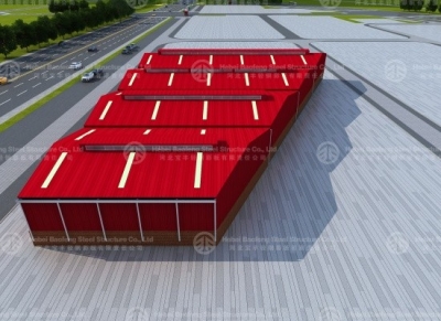 Customized Metal Prefab Storage Units for Construction Building