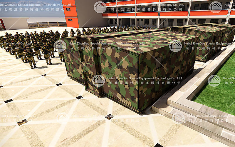 How to quickly relocate military base barracks