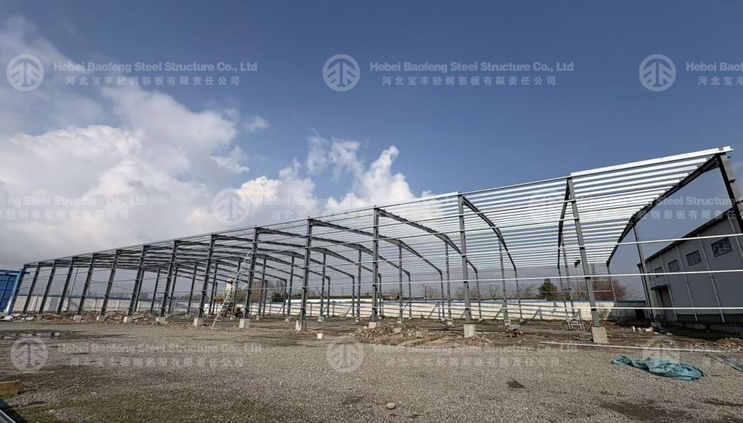 3000 sqm Tajikistan Steel-Structure warehouse