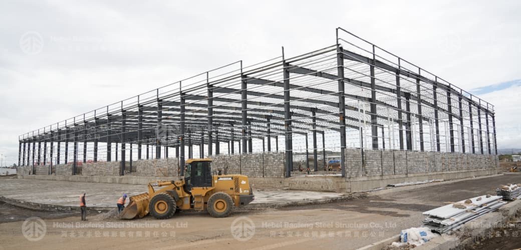 Exports to Ethiopia 143x70x13m Steel Workshop
